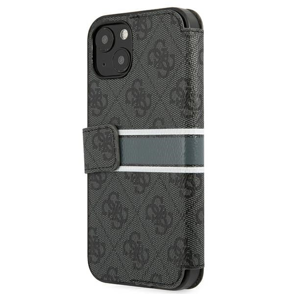 Guess GUBKP13S4GDGR iPhone 13 mini 5.4" grey/grey book 4G Stripe