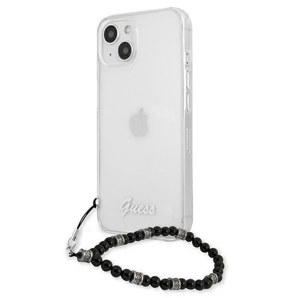 Guess GUHCP13MKPSBK iPhone 13 6.1" Transparent hardcase Black Pearl