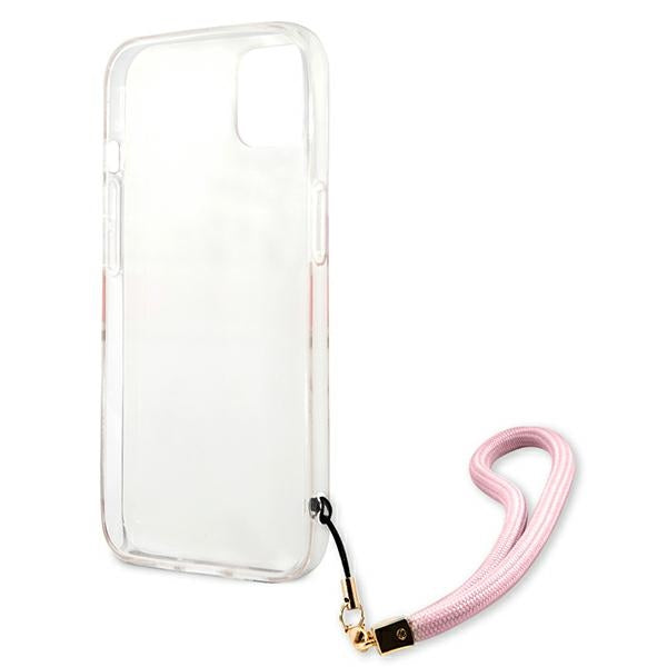 Guess GUHCP13SKCABPI iPhone 13 mini 5.4" pink/pink hardcase Camo Strap Collection
