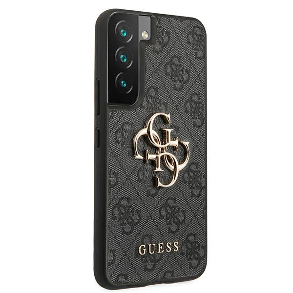Guess 4G Big Metal Logo Case for Samsung Galaxy S22 - Gray