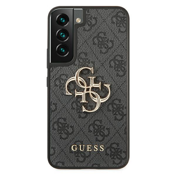 Guess 4G Big Metal Logo Case for Samsung Galaxy S22 - Gray