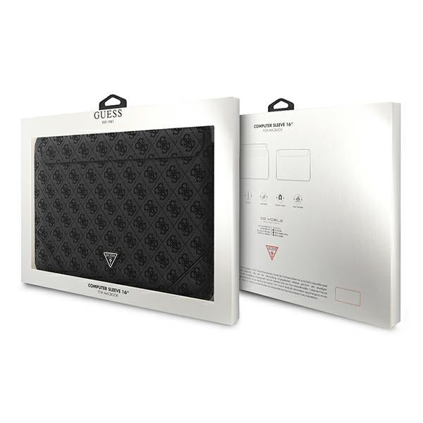 Guess 4G Uptown Triangle Logo case for 16" laptop - black