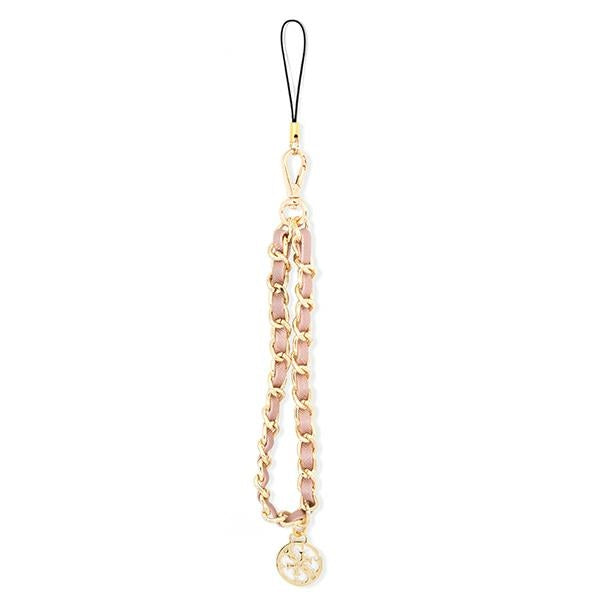 Guess pendant GUTSAS4P Phone Strap pink/pink Chain Metal 4G Charm