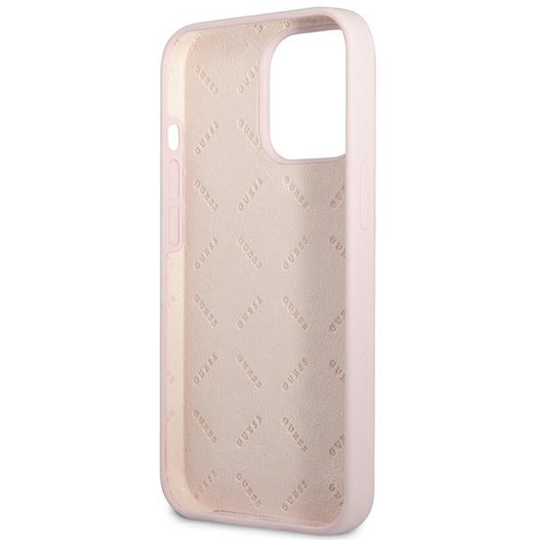 Guess GUHCP13XSLTGU iPhone 13 Pro Max 6.7" purple/purple hardcase Silicone Triangle