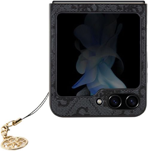 Guess 4G Charms Collection case for Samsung Galaxy Z Flip 5 - gray