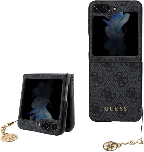 Guess 4G Charms Collection case for Samsung Galaxy Z Flip 5 - gray