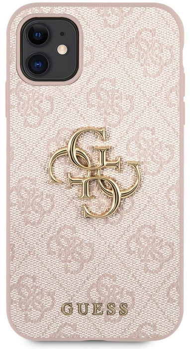Guess GUHCN614GMGPI iPhone 11 6.1 "/ Xr pink / pink hardcase 4G Big Metal Logo