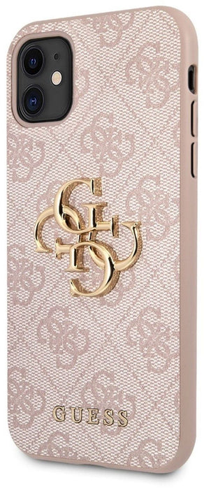 Guess GUHCN614GMGPI iPhone 11 6.1 "/ Xr pink / pink hardcase 4G Big Metal Logo