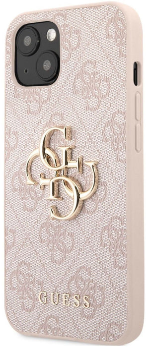 Guess 4G Big Metal Logo Case for iPhone 13 / 14 / 15 6.1" - Pink