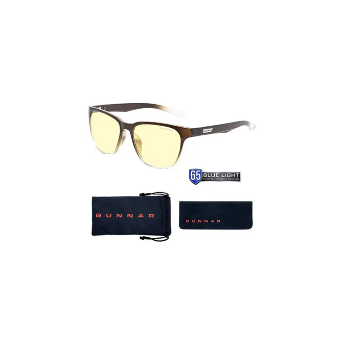 GUNNAR Berkeley Latte Fade Gaming Glasses Amber Brown - Компютърни и геймърски очила<<<Геймърска периферия<<<ValiAPI