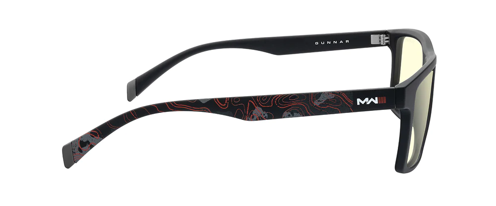 GUNNAR x Call of Duty Alpha Edition Set - Onyx/Infrared - Amber - Glasses + Case