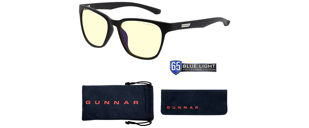 Computer Glasses GUNNAR Berkeley Onyx Amber, Black