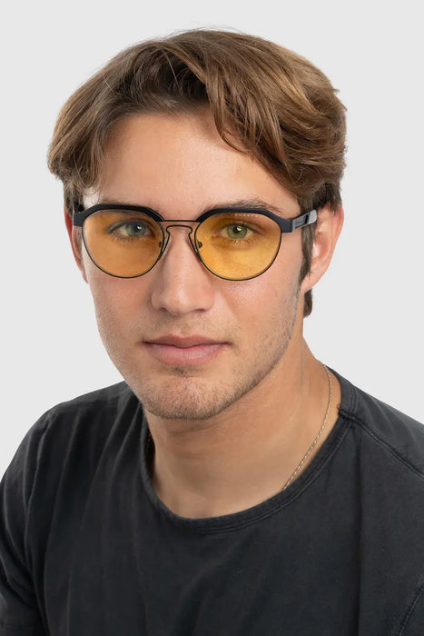 GUNNAR Campbell Computer Glasses - Onyx - Clear Pro