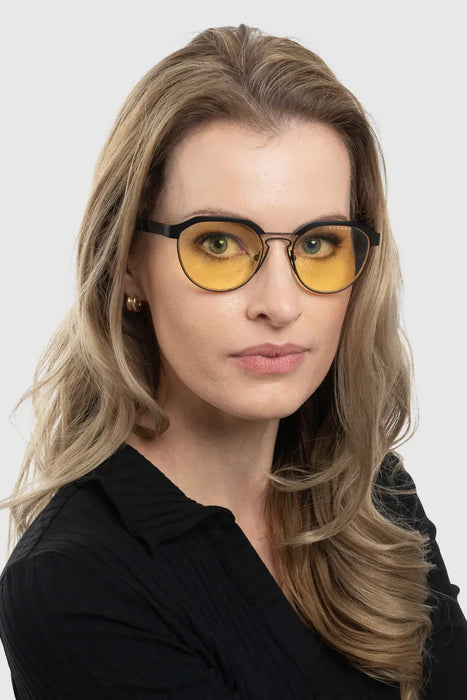 GUNNAR Campbell Computer Glasses - Onyx - Clear Pro