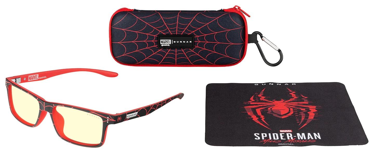 GUNNAR Cruz Kids Computer Glasses, Spider-Man Miles Morales Edition, Amber