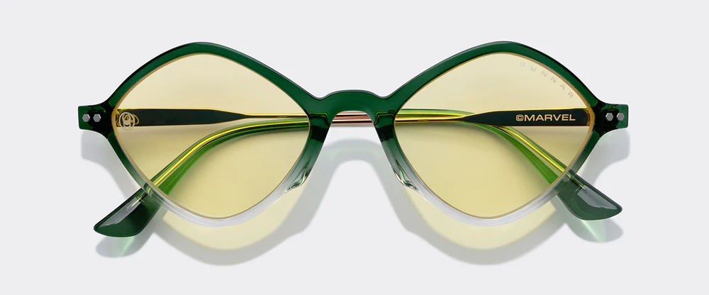 Computer Glasses GUNNAR Loki Asgard Edition - Emerald Gold Amber