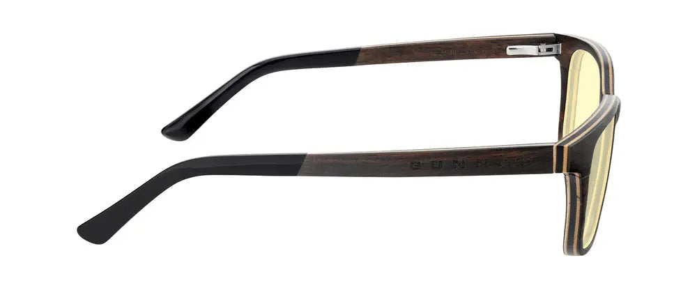 Computer glasses GUNNAR Muir Ebony (wood), Amber