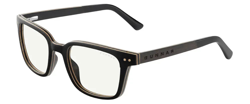 Computer glasses GUNNAR Muir Ebony (wood), Clear Pro