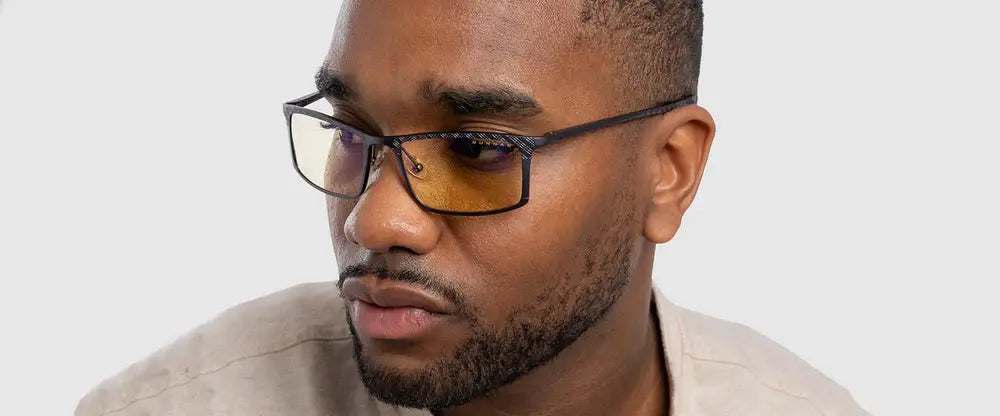 Computer Glasses GUNNAR Plaid Graphite - Amber