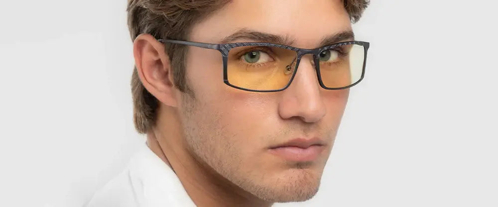 Computer Glasses GUNNAR Plaid Graphite - Amber