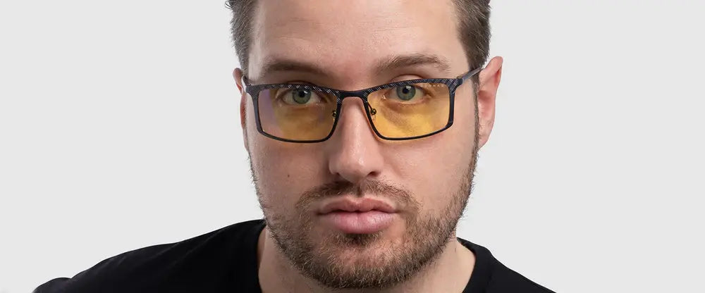 Computer Glasses GUNNAR Plaid Graphite - Amber