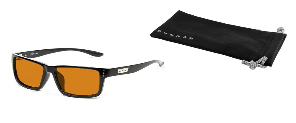 GUNNAR Riot Onyx Amber Max Gaming Glasses
