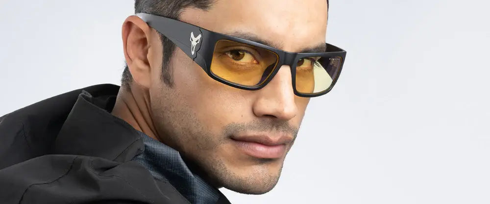 GUNNAR Overwatch Reaper Black Ash Computer Glasses - Amber