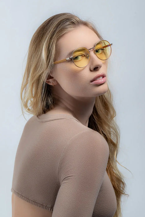 GUNNAR Ciri Computer Glasses - Meteorite/Saddle - Amber