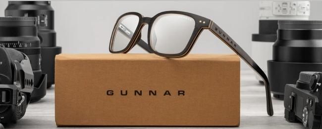Computer glasses GUNNAR Muir Ebony (wood), Amber