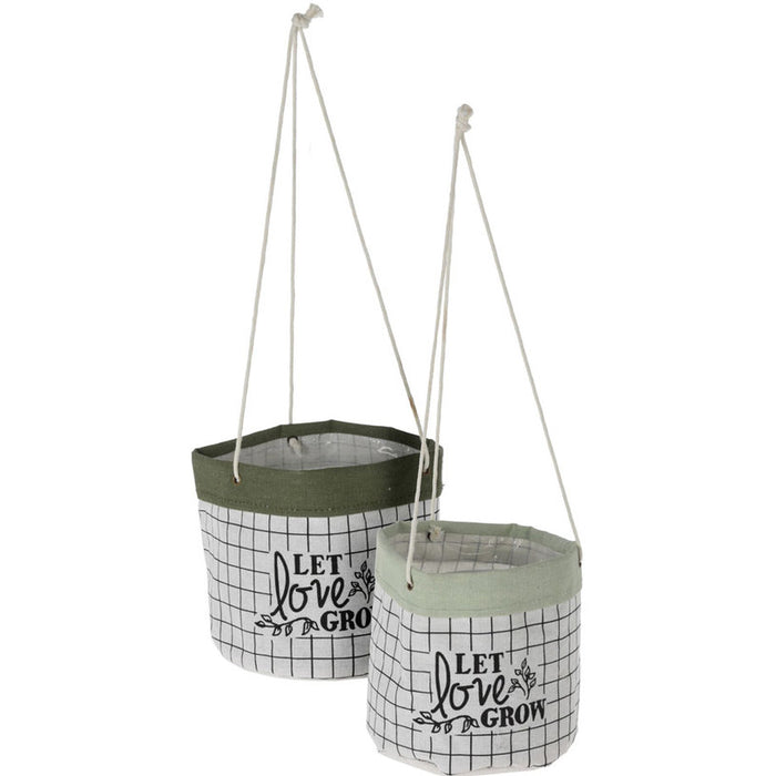 HANGING POT F17CM TEXTILE H & S COLLECTION MA1000390