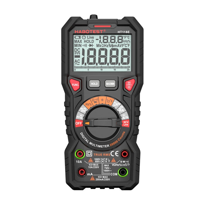 Habotest HT118E Universal Digital Multimeter True RMS NCV