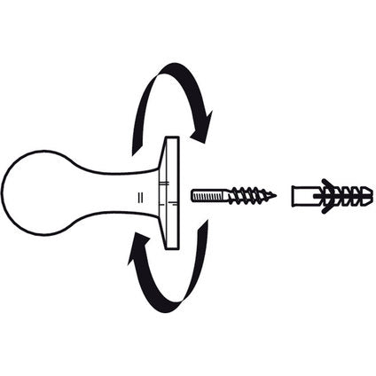 HANGER NICKEL MAT 31 MM HAEFELE