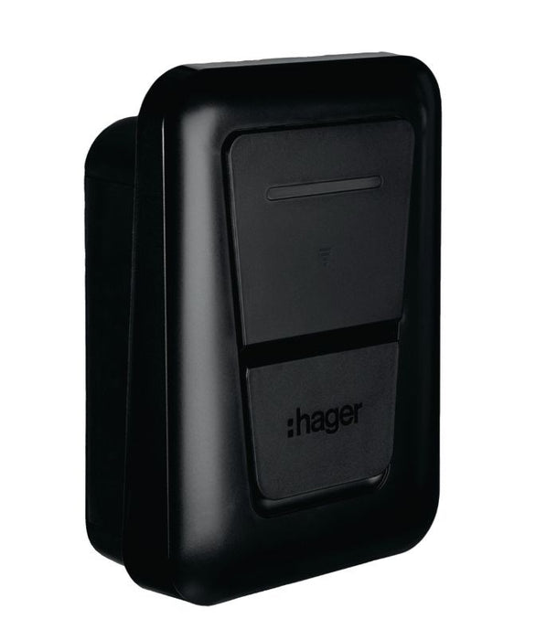 EVCS Hager witty one 11kW 3f RFID Bluetooth charging station with T2 socket
