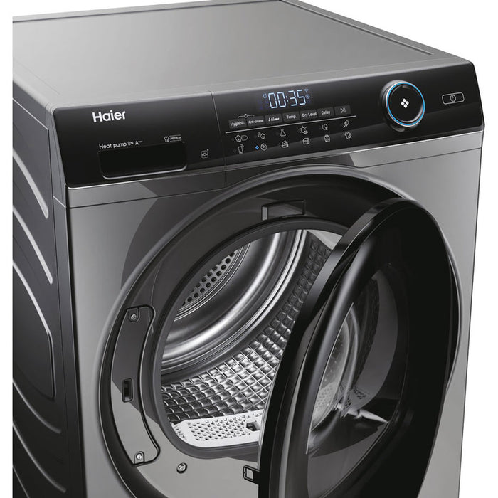 Dryer HAIER HD80-A3959 RS/ANTHR. CONDENSING WITH HEAT PUMP, 8.0 kg