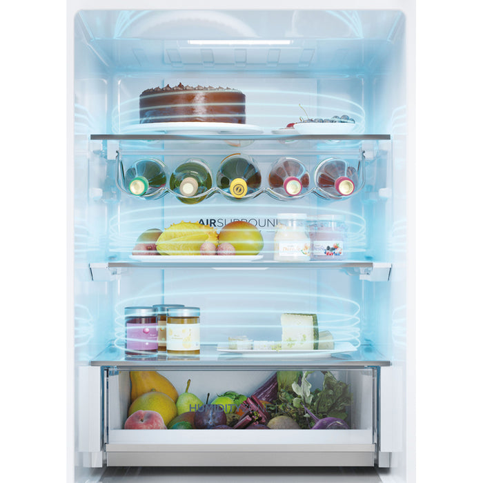 Refrigerator with bottom freezer HAIER HDPW 5618 DNPW 185.00 cm