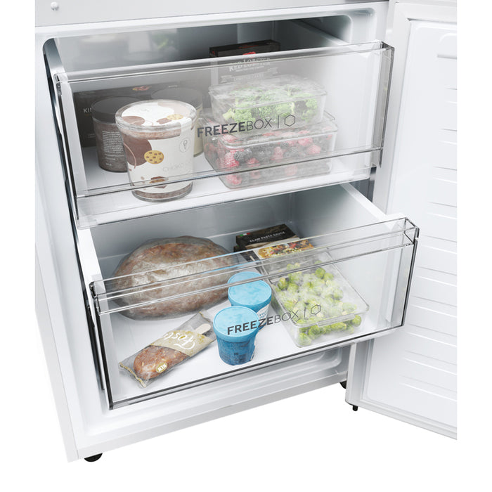 Refrigerator with bottom freezer HAIER EHD 3PWDNPW 186 185.00 cm