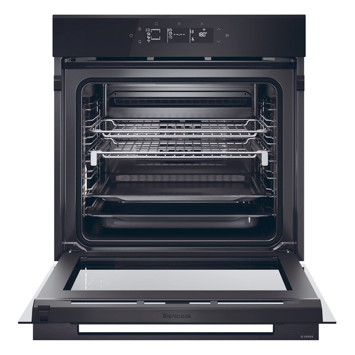 Built-in oven HAIER H6 ID46G3YTB 78, A++, TELESCOPIC SYSTEM, SOFT CLOSING, PYROLYTIC CLEANING
