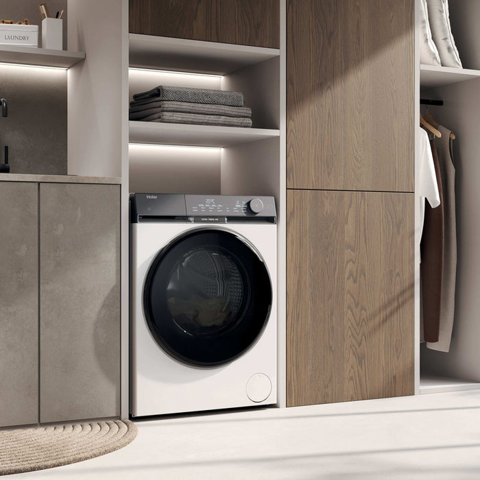 Washing machine HAIER HW80-B14387U1-S 8.0 kg, 1400 rpm
