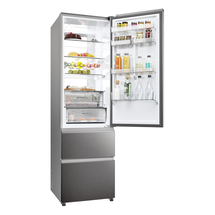 Refrigerator with bottom freezer HAIER HTW 7620 DNMP 205.00 cm