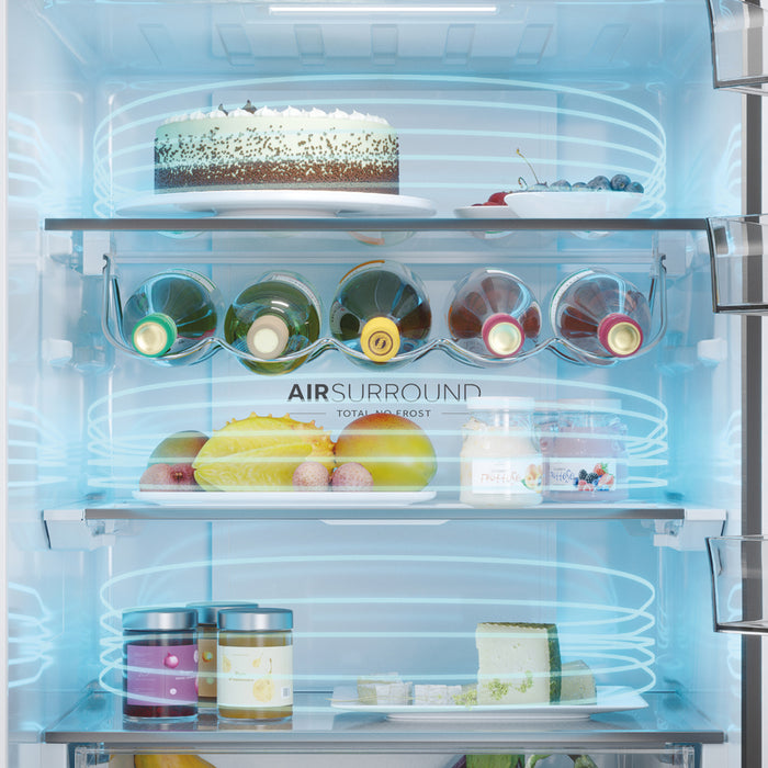 Refrigerator with bottom freezer HAIER HTW 5618 ENPT 185.00 cm