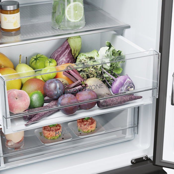 Refrigerator with bottom freezer HAIER HTW 5618 ENPT 185.00 cm