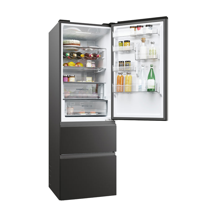 Refrigerator with bottom freezer HAIER HTW 5618 ENPT 185.00 cm