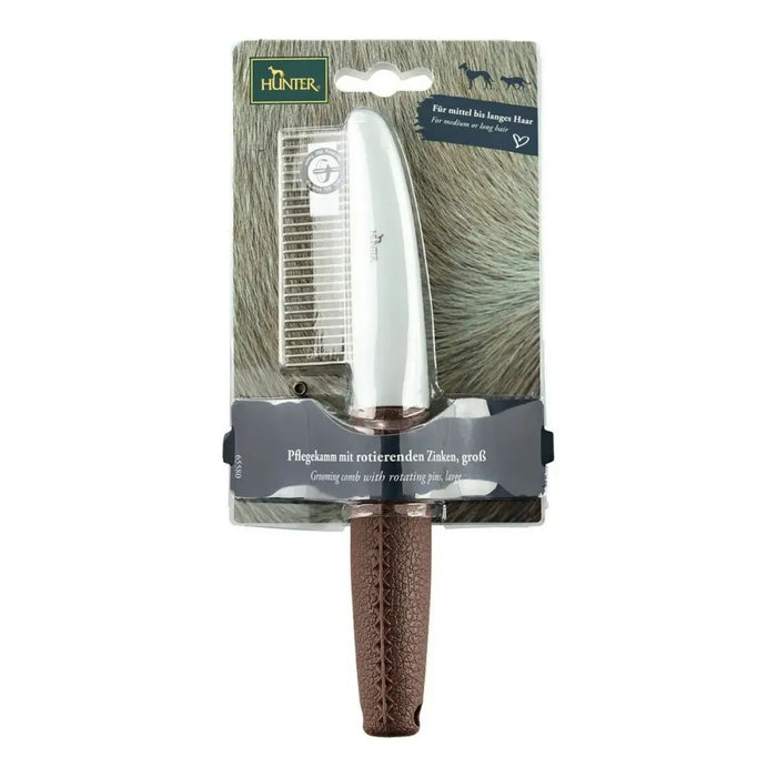 Hairstyle Hunter Brown Plastic 11 Rake Rotating - Домашни Животни<<<Дом Градина<<<BigBuy&&&Здраве и хигиена<<<Домашни