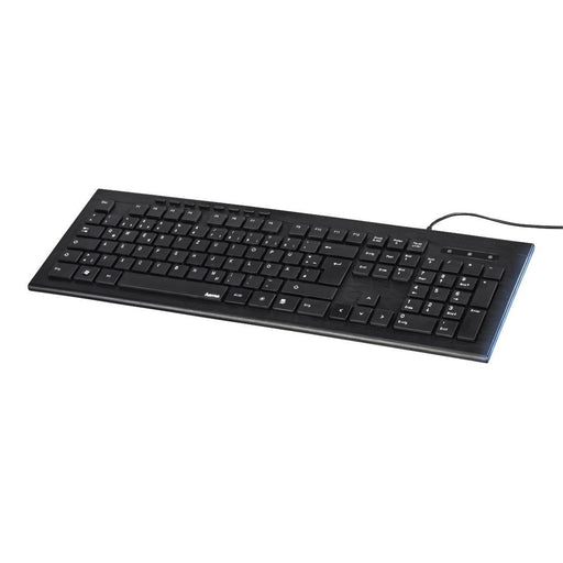 HAMA Anzano multimedia low profile keyboard luminous effect - Клавиатури<<<Компютърна