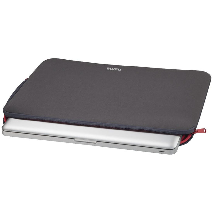 HAMA Neoprene Laptop Case Up to 40 cm (15.6’’) Zipper Gray - Чанти за лаптопи<<<Лаптопи таблети и
