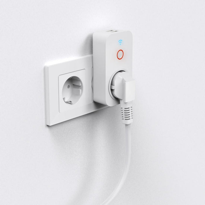 HAMA Smart WiFi socket 2 USB ports 2300 W 10 A HAMA-176612 - Смарт контакти<<<Продукти за дома<<<ValiAPI&&&Смарт