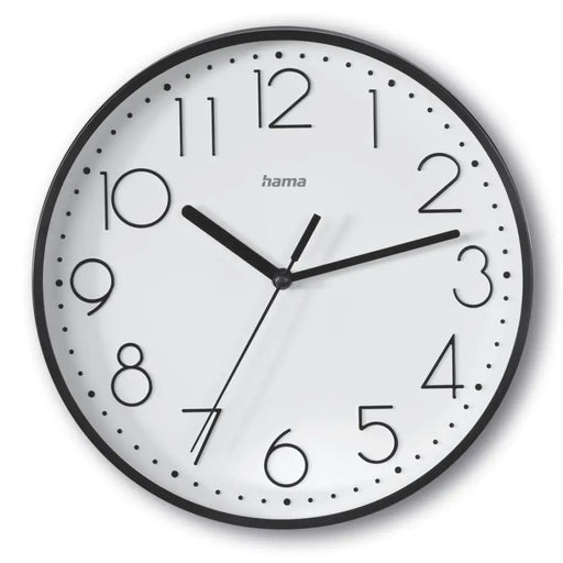 HAMA Wall clock ’Salina’ silent Ø 22 cm black - Часовници<<<Продукти за дома<<<ValiAPI