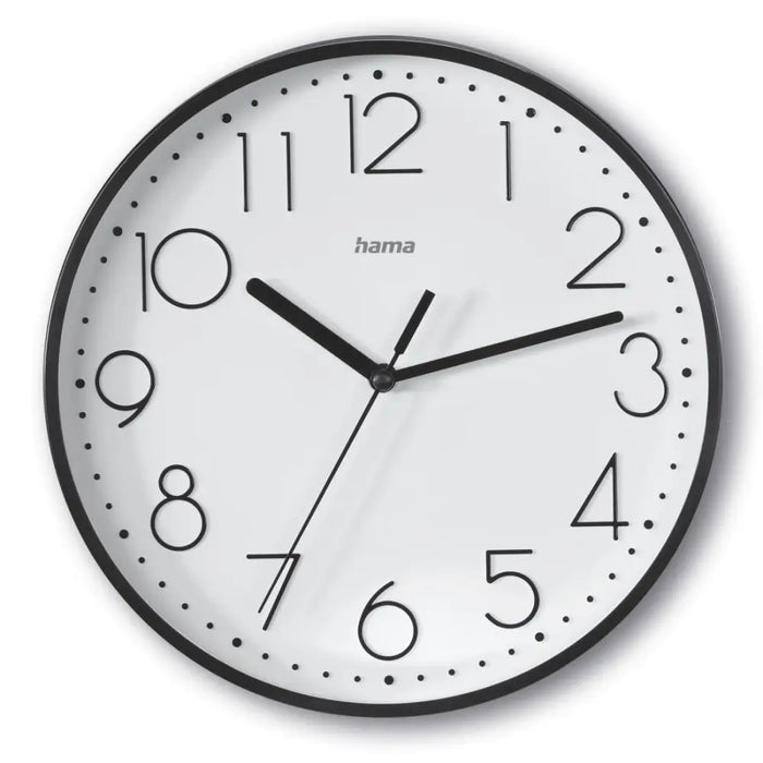 HAMA Wall clock ’Salina’ silent Ø 22 cm black - Часовници<<<Продукти за дома<<<ValiAPI