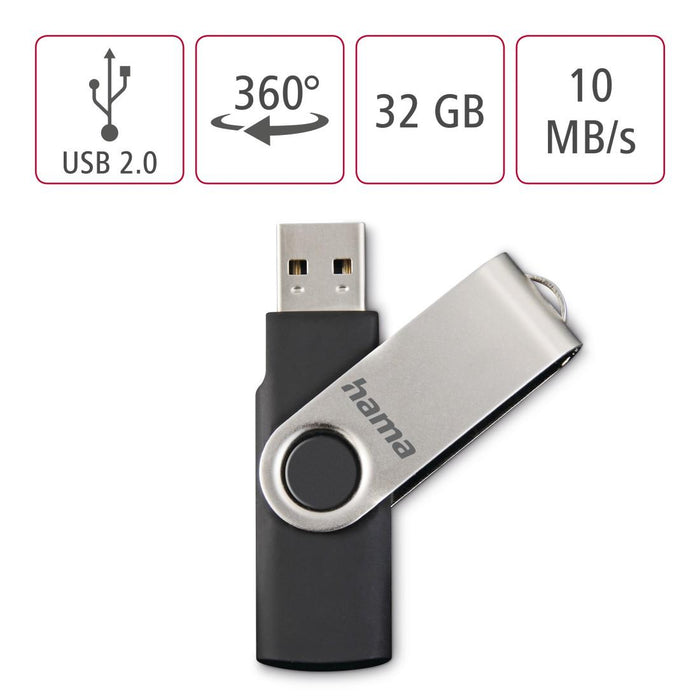 USB flash drive Rotate, 32GB, HAMA-108029