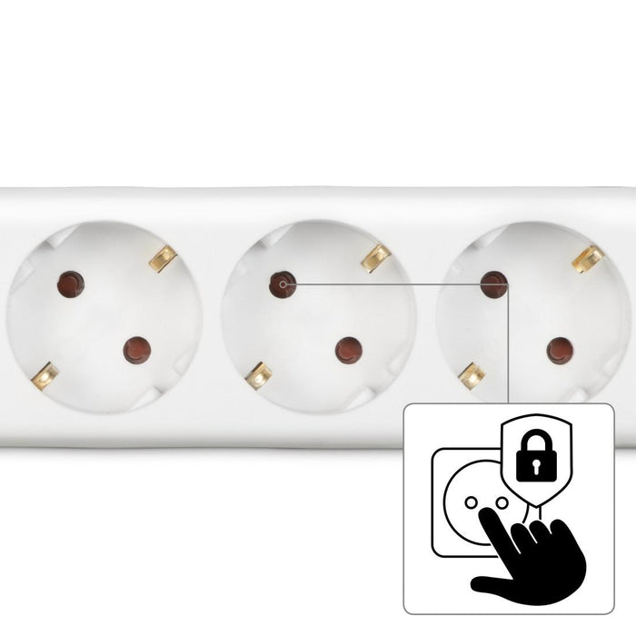HAMA power strip, 3 sockets, 5m, 108815